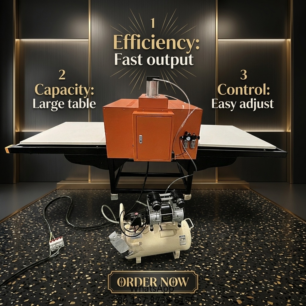 Commercial Printing Machine For Shirts - Автоматический пневматический двухстанционный термопресс для печати
