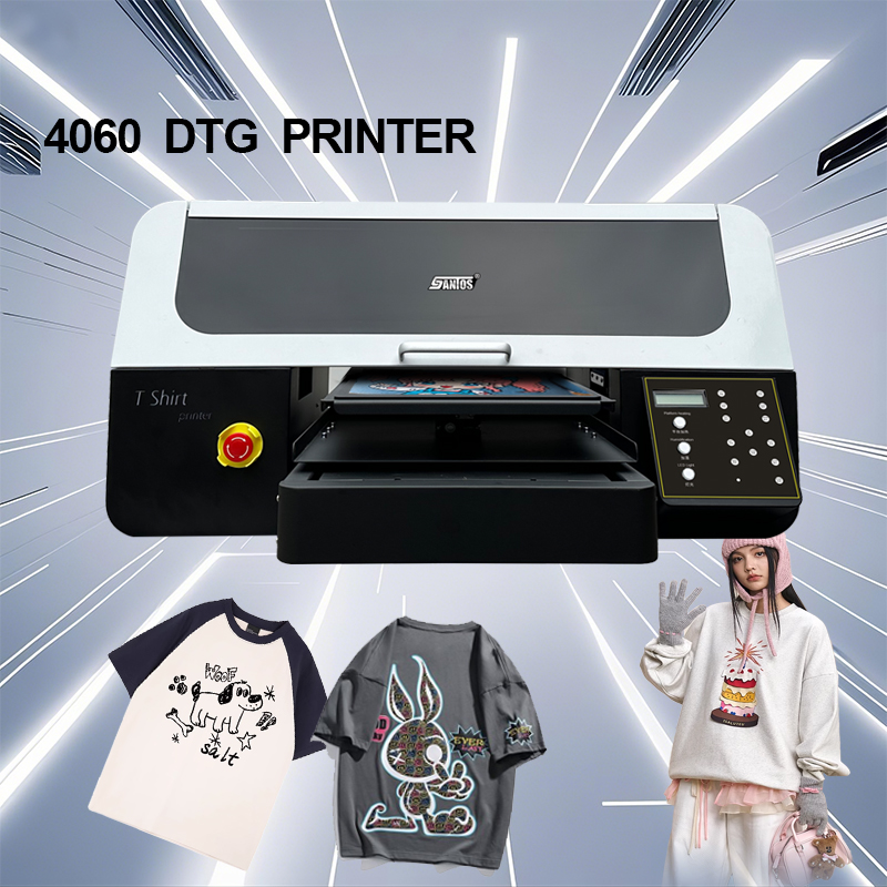 Commercial Printing Machine For Shirts - Цифровой принтер для футболок, модель 4060,